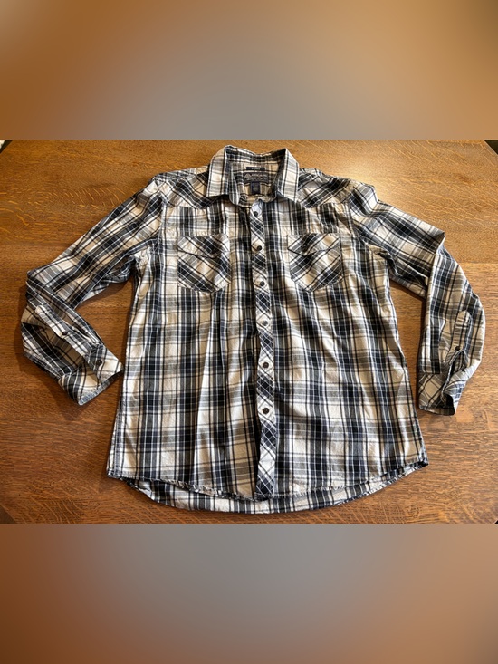 American Rag Other - American Rag Black & White Plaid Button-Down Shirt